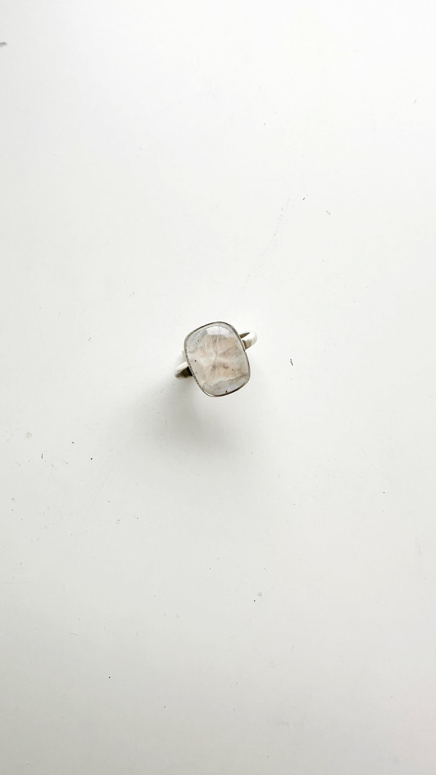 Dazed and Confused // Moonstone Ring - Size 9 // Heavy Metal