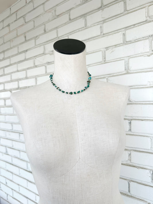 Waylon Turquoise + Pearl Necklace