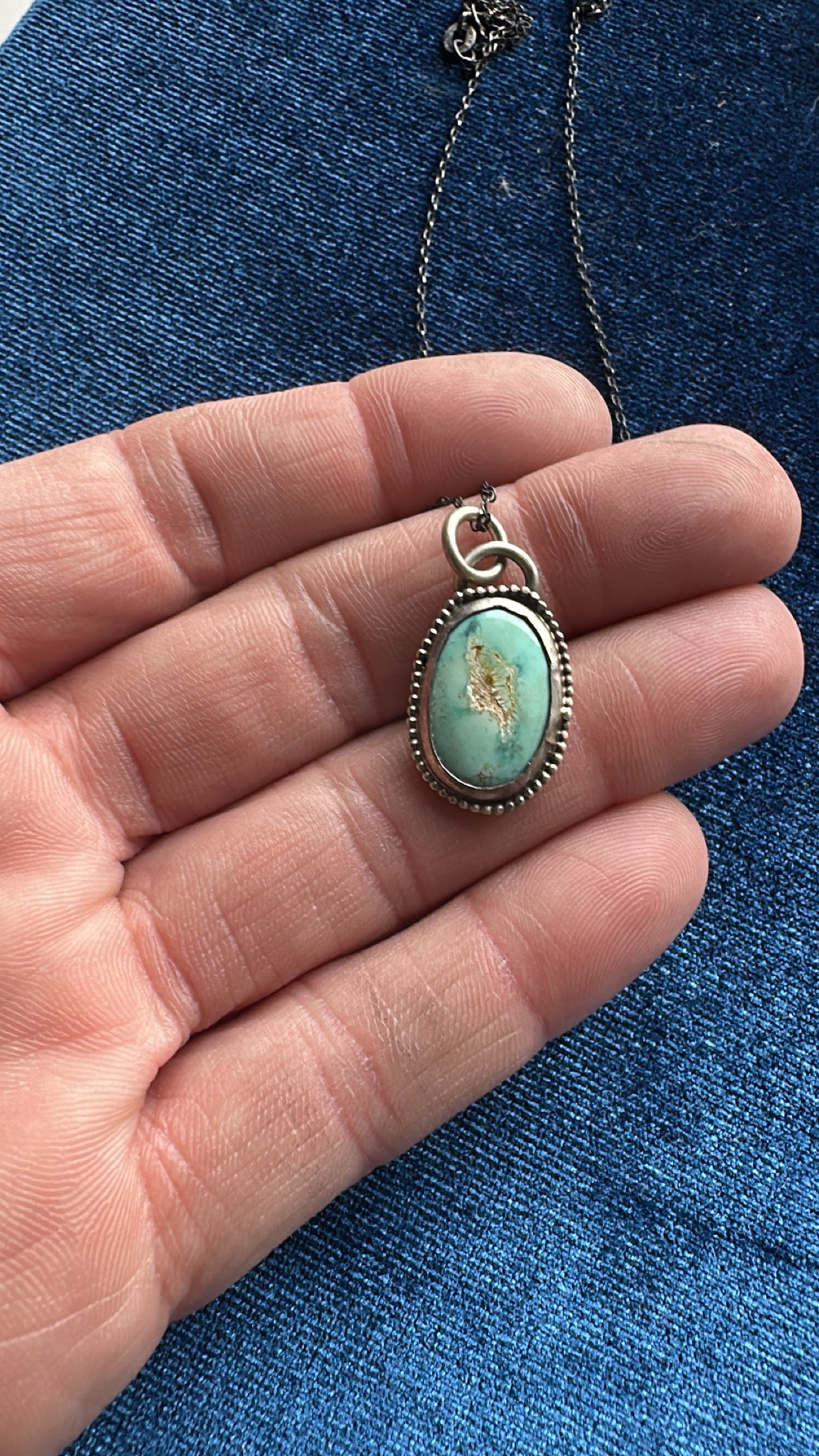 Gold Dust Woman Necklace // Turquoise Necklace // Heavy Metal