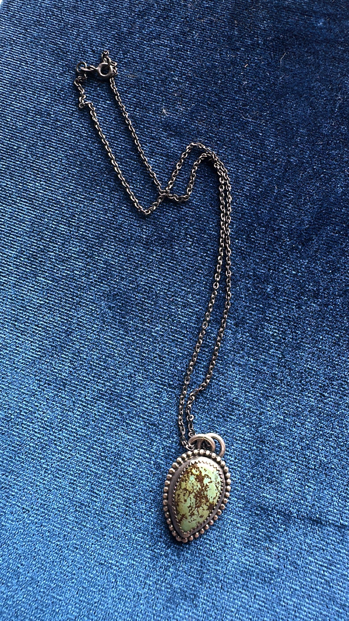 Outlaw Heart Necklace // Turquoise Necklace // Heavy Metal