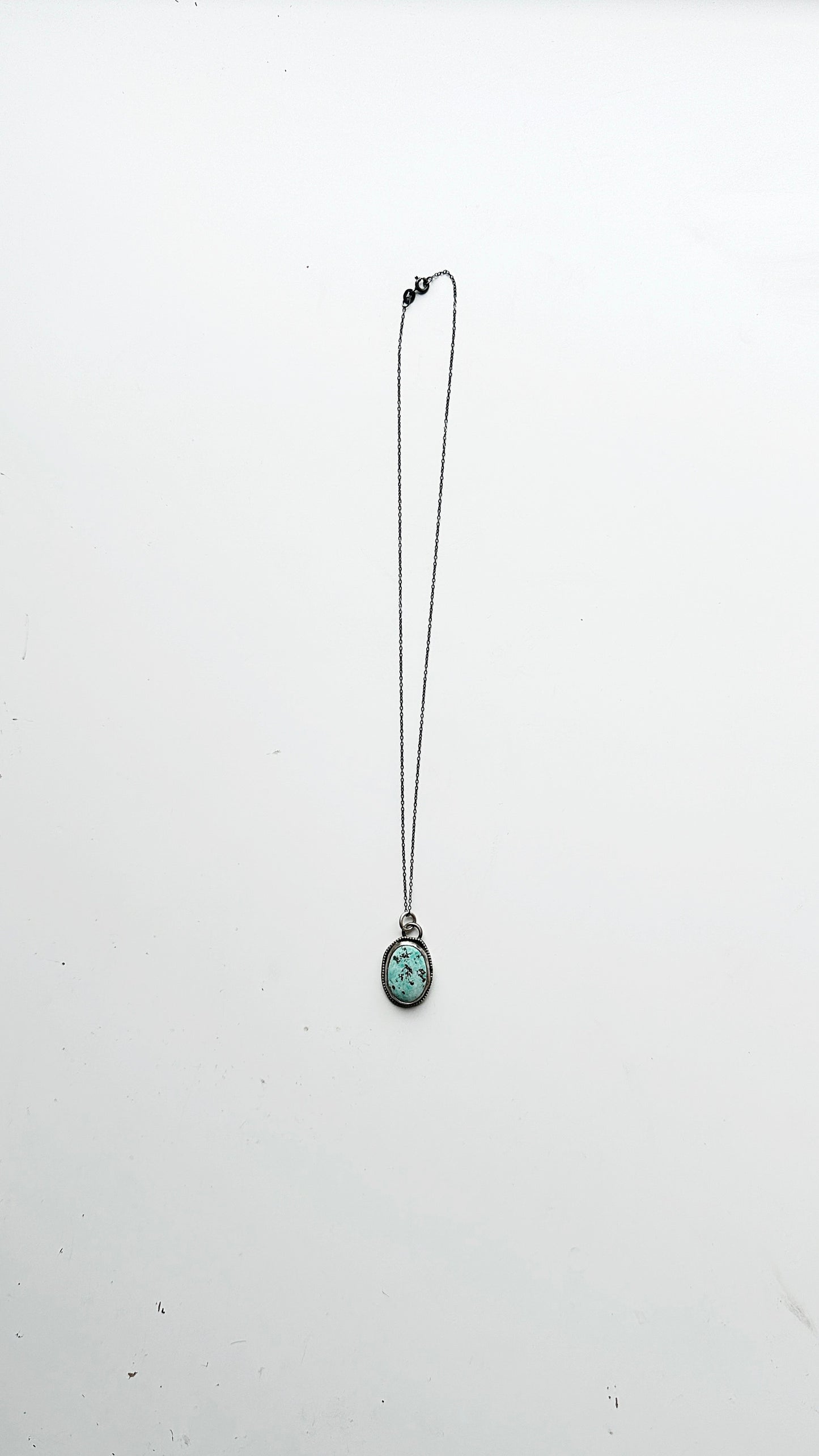Saguaro Skie Necklace // Turquoise Necklace // Heavy Metal
