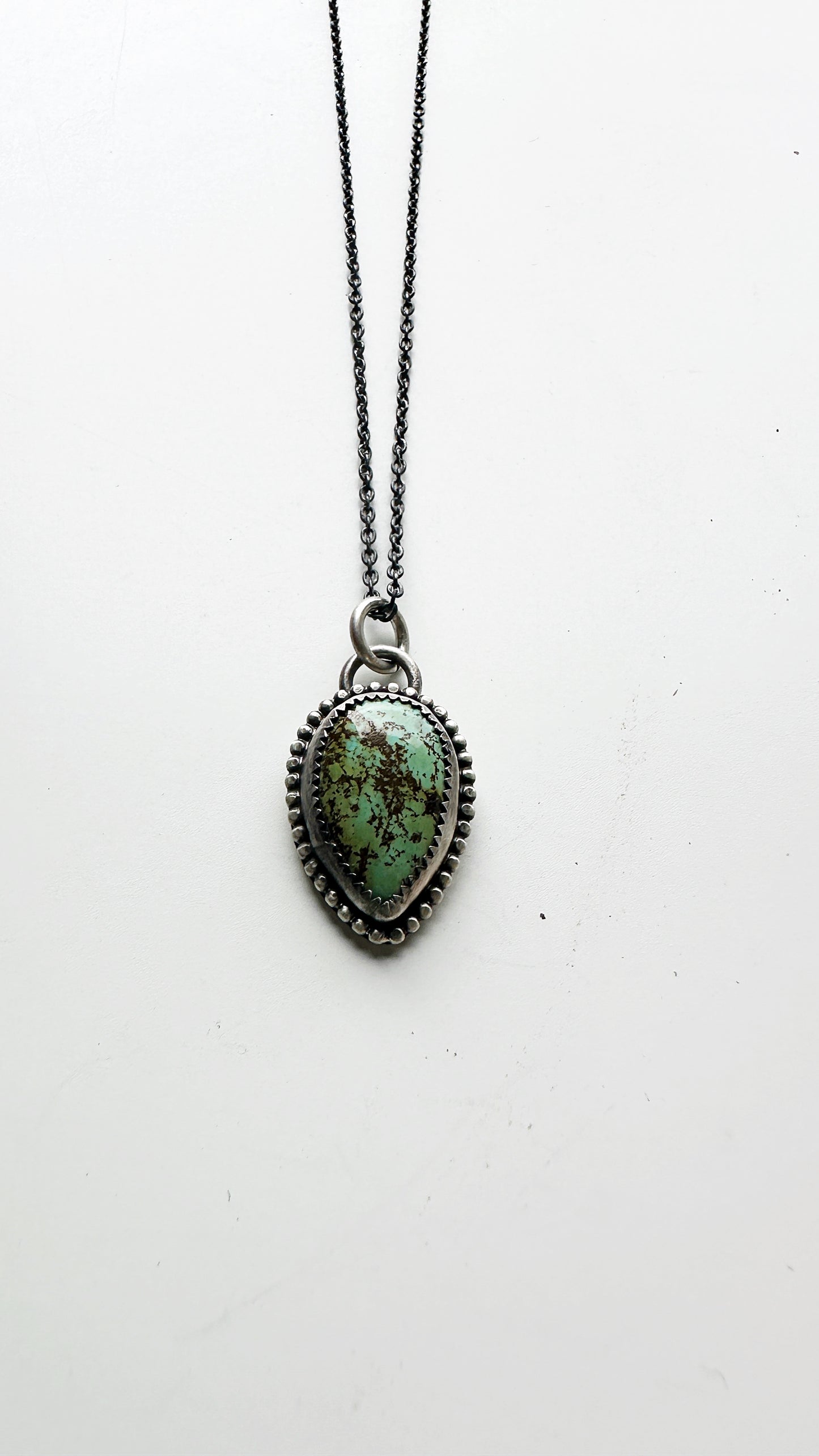 Outlaw Heart Necklace // Turquoise Necklace // Heavy Metal