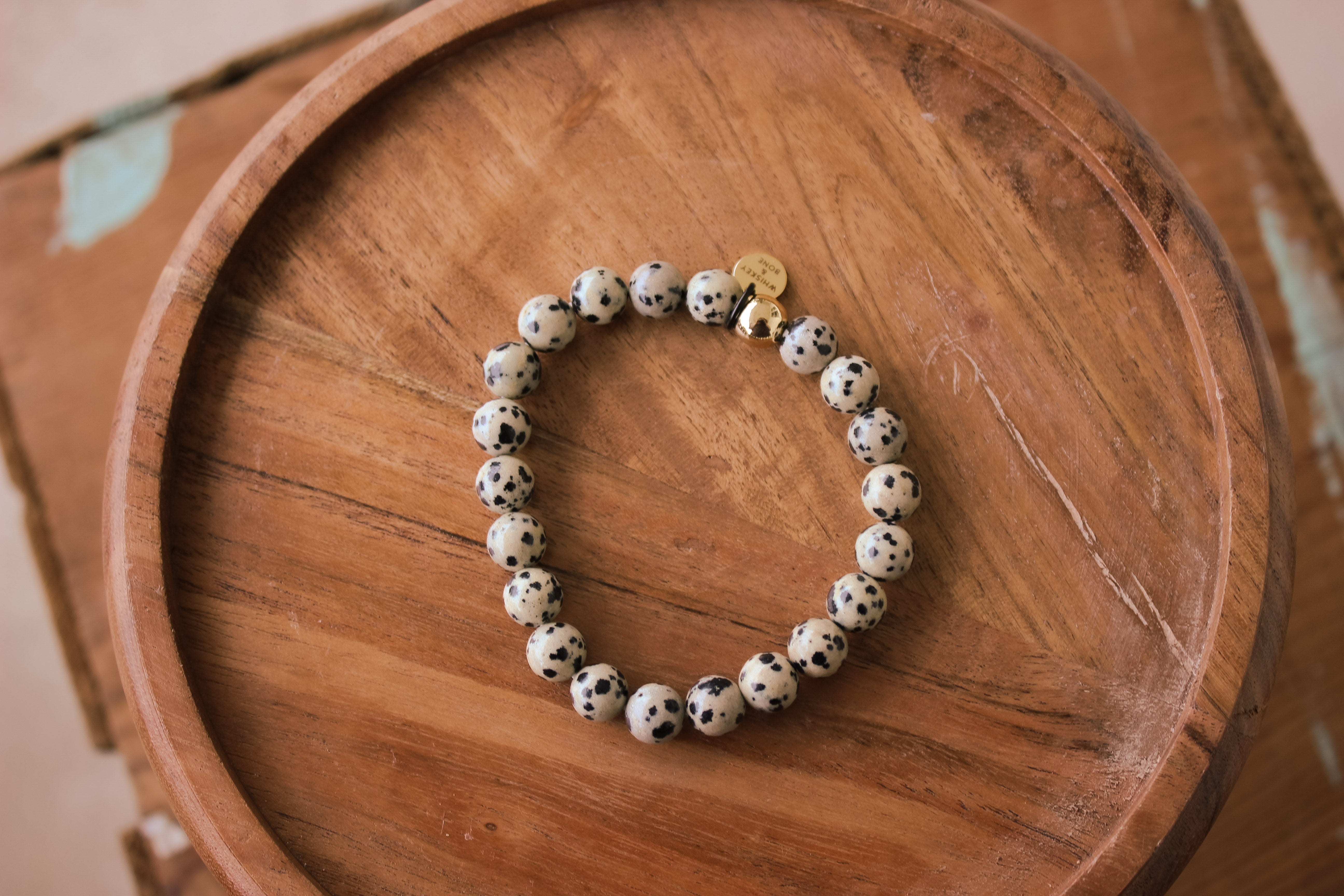 Deals Pearl and Dalmatian Jasper Bracelet