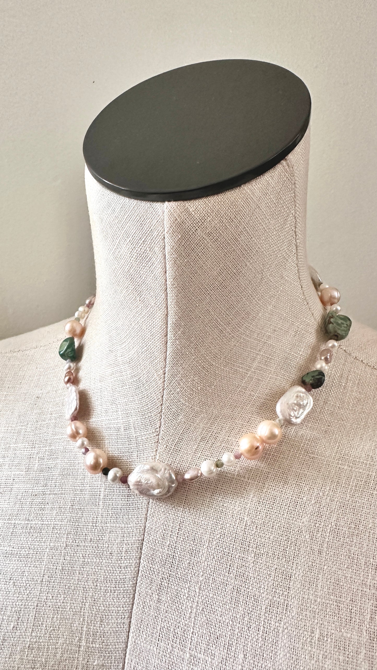 Wild Rose Moon Necklace