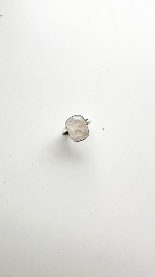 Dazed and Confused // Moonstone Ring - Size 9 // Heavy Metal