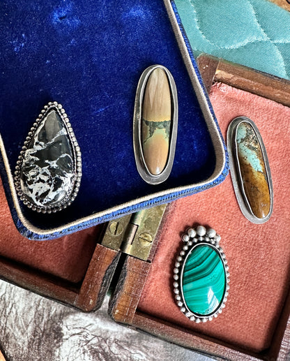 Green River | Malachite Statement Ring