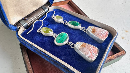 Cecilia | Mixed Gemstone Earrings