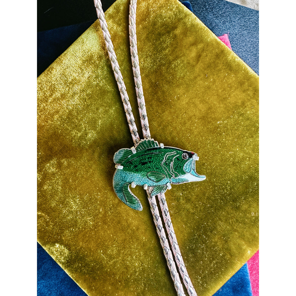 Fishin’ in the Dark | Vintage Bass Fish Bolo