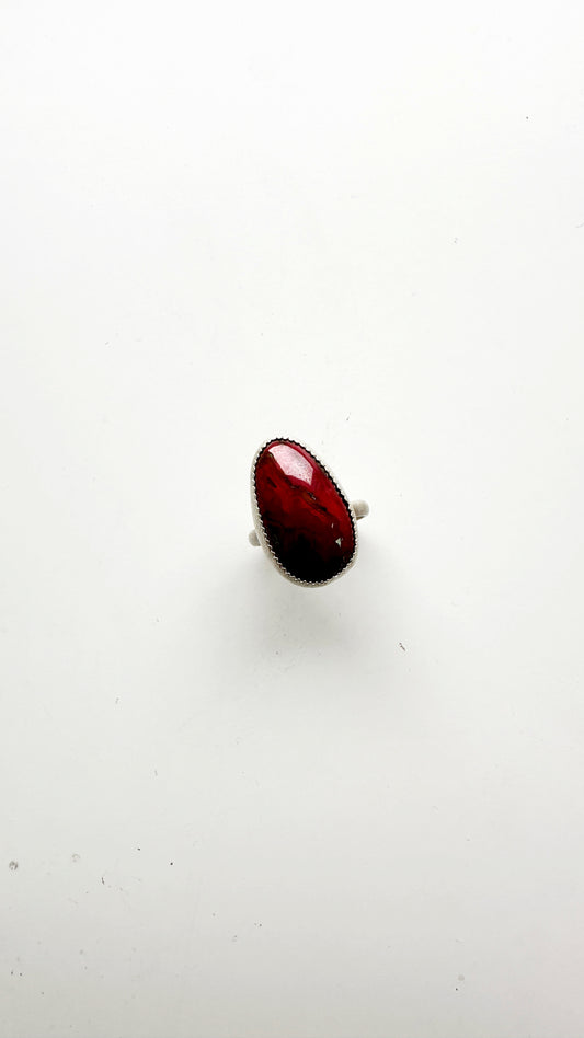 Cherry Bomb // Sonora Sunset Ring - Size 8.75 // Heavy Metal