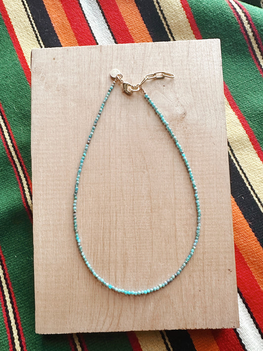 Gemstone Necklace // Apatite