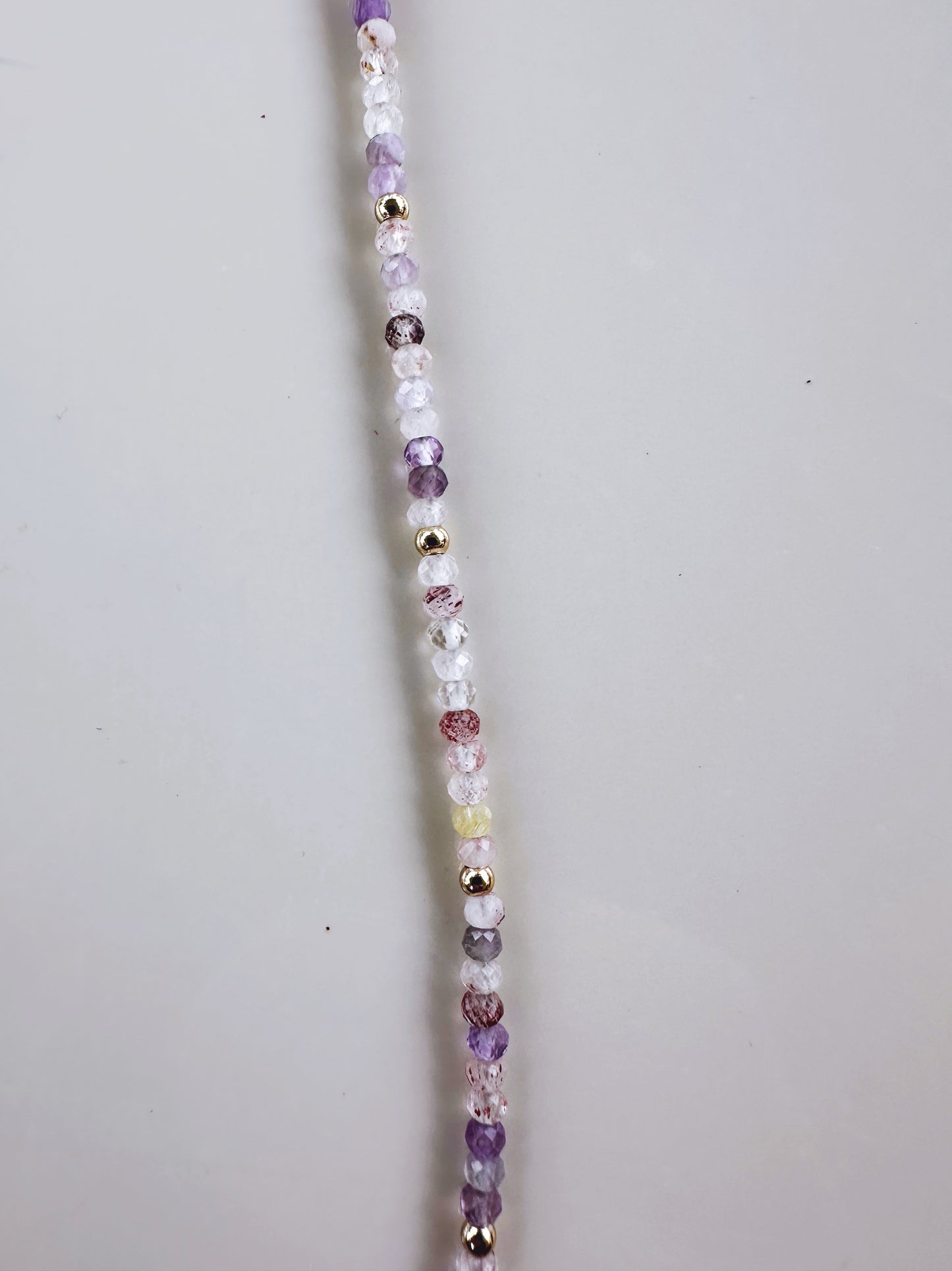 Heart of Gold - Amethyst Gemstone Chain