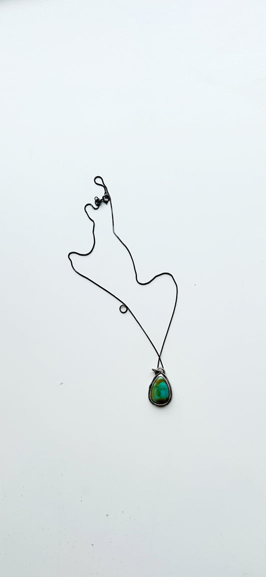High Noon Necklace // Turquoise Necklace // Heavy Metal