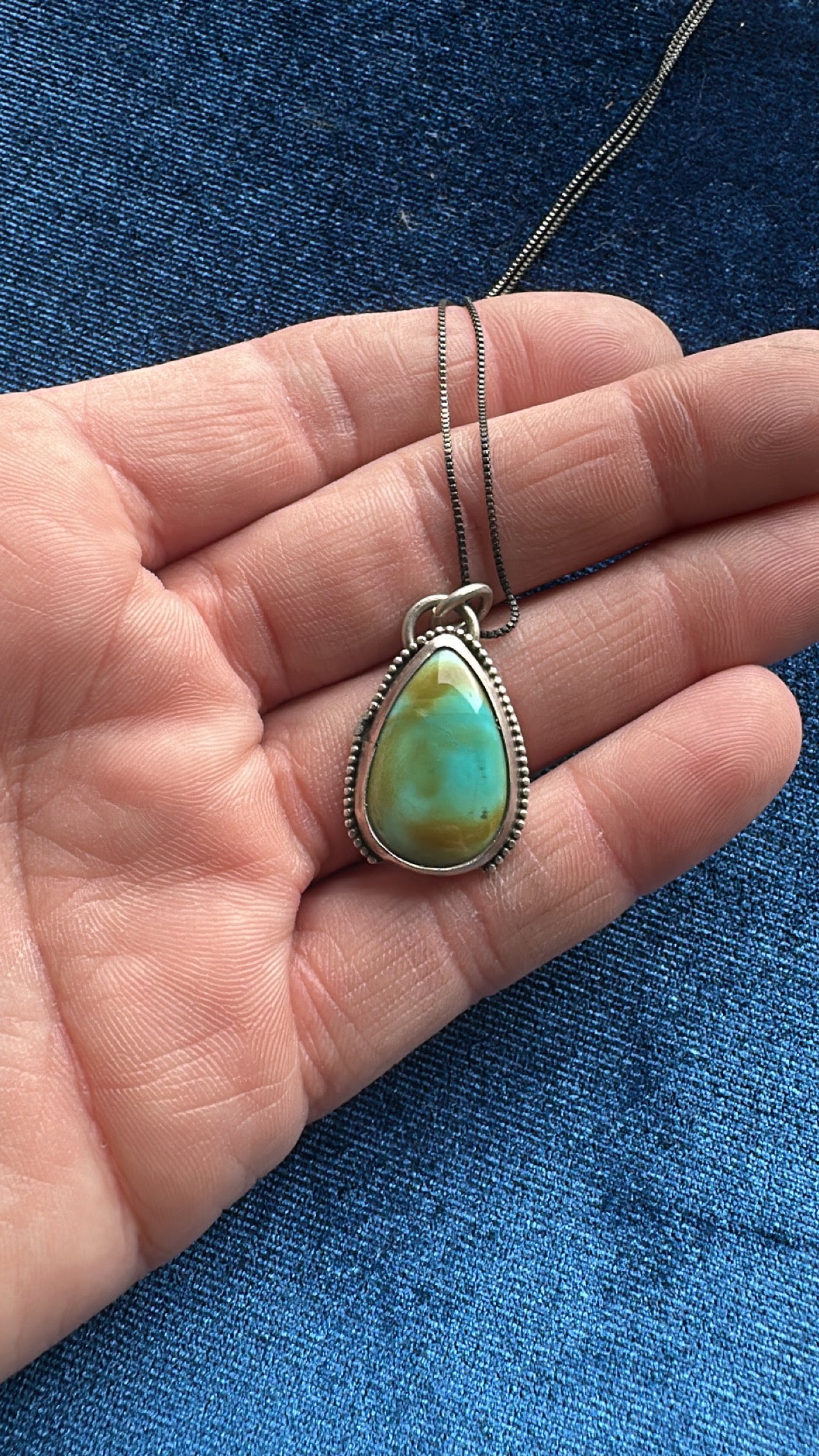 High Noon Necklace // Turquoise Necklace // Heavy Metal