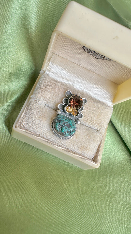 Sundown | Turquoise & Vintage Rhinestone Jewelry