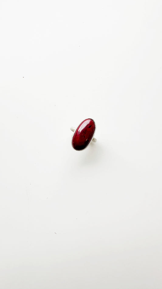 Cherry Bomb // Sonora Sunset Ring - Size 7.75 // Heavy Metal