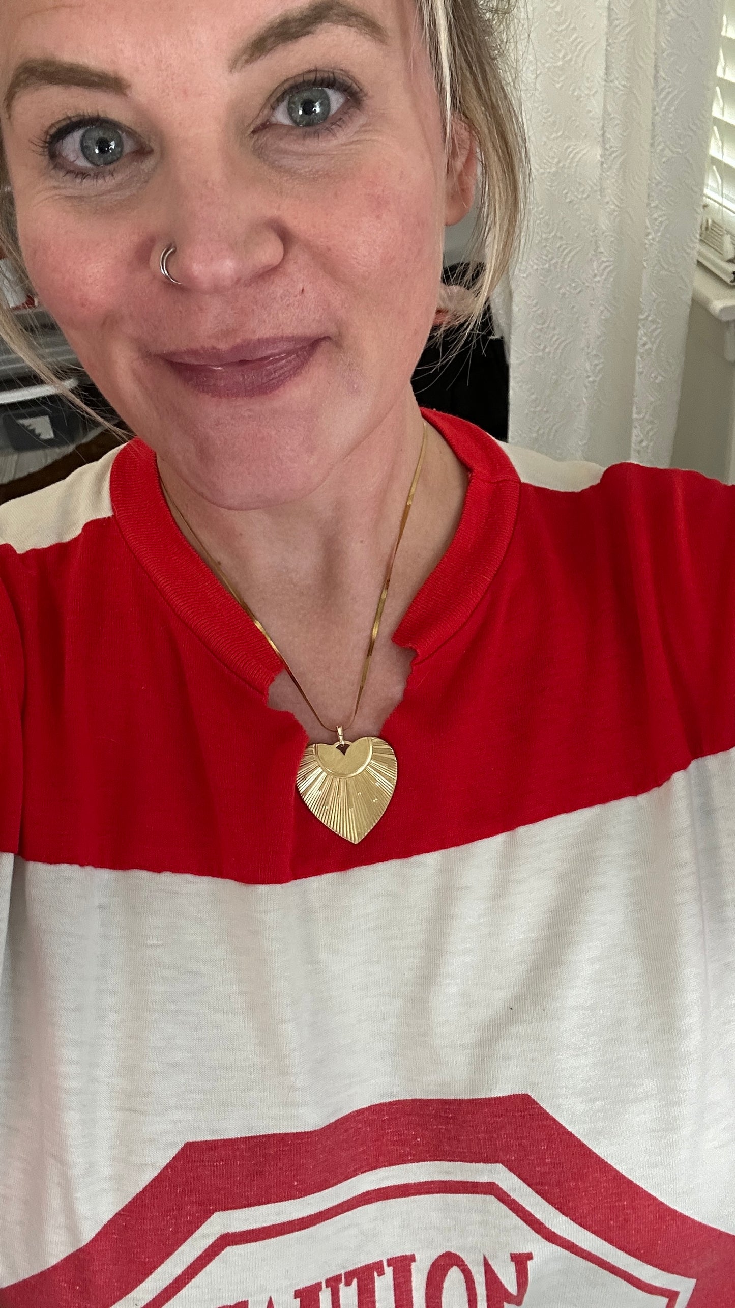 Ruthie Brass Heart Necklace - PREORDER SHIPS SECOND WEEK OF OCTOBER!