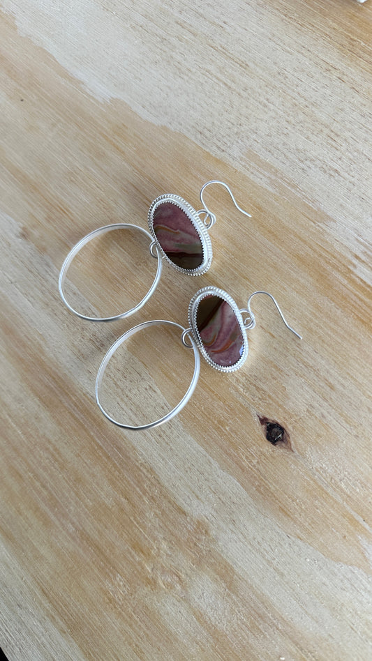 Backseat Lovers // Polychrome Jasper Earrings // Heavy Metal