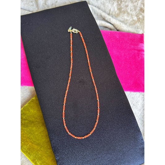 Get Down Tonight | Orange Quartz Necklace