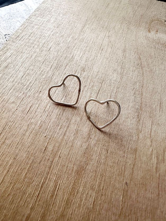 A Little Love - Heart Shaped Studs