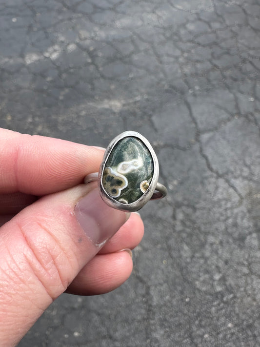 Ocean Jasper Ring // Size 9.75