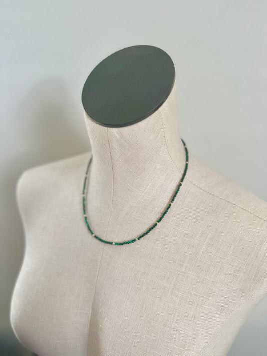 Luxe Gemstone | Malachite Necklace