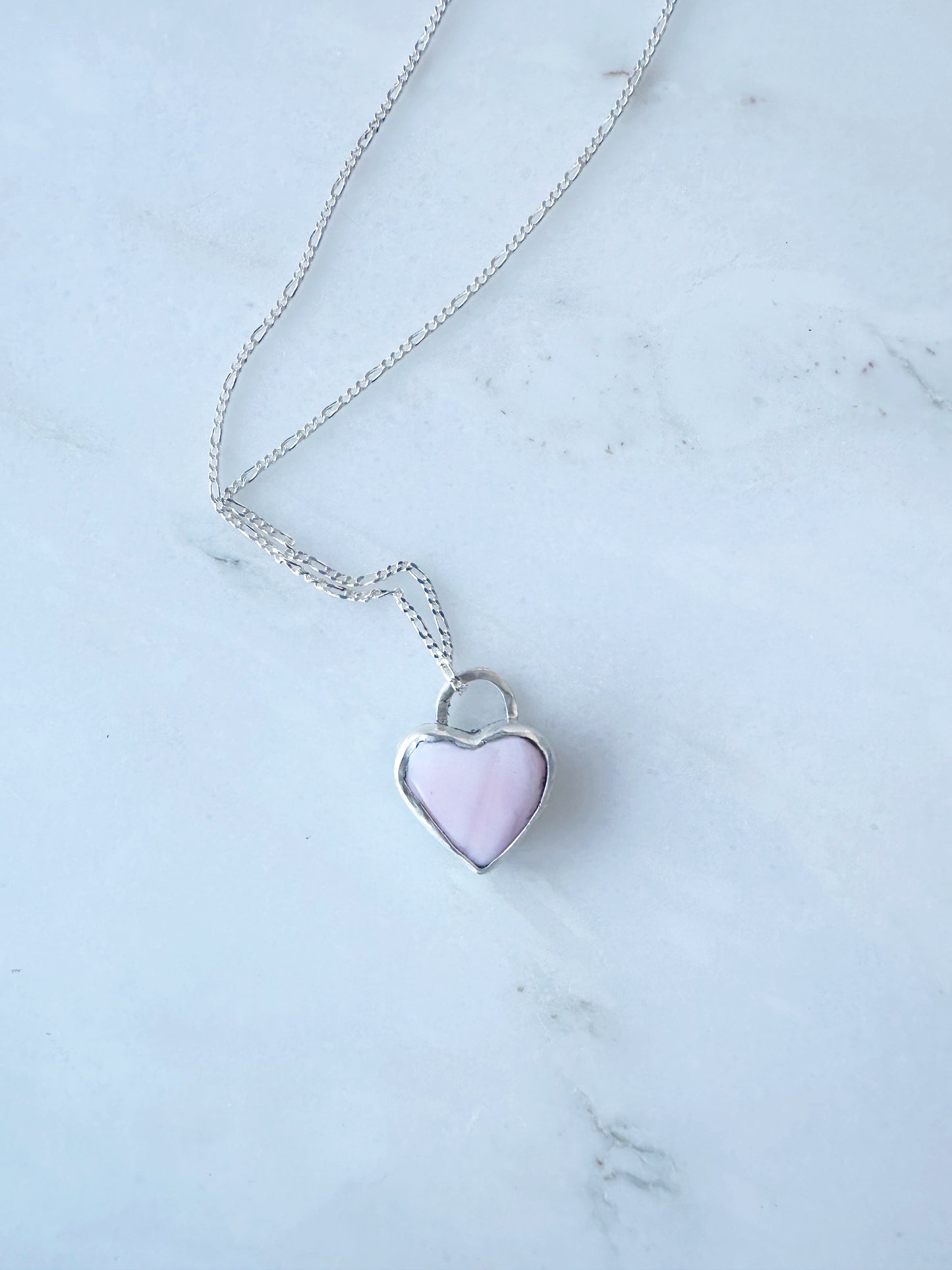 Lovers Heart Lock Necklace #4