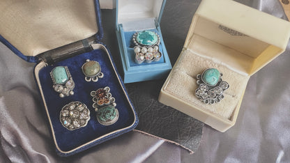 Rhinestone Cowboy | Turquoise & Vintage Rhinestone Jewelry