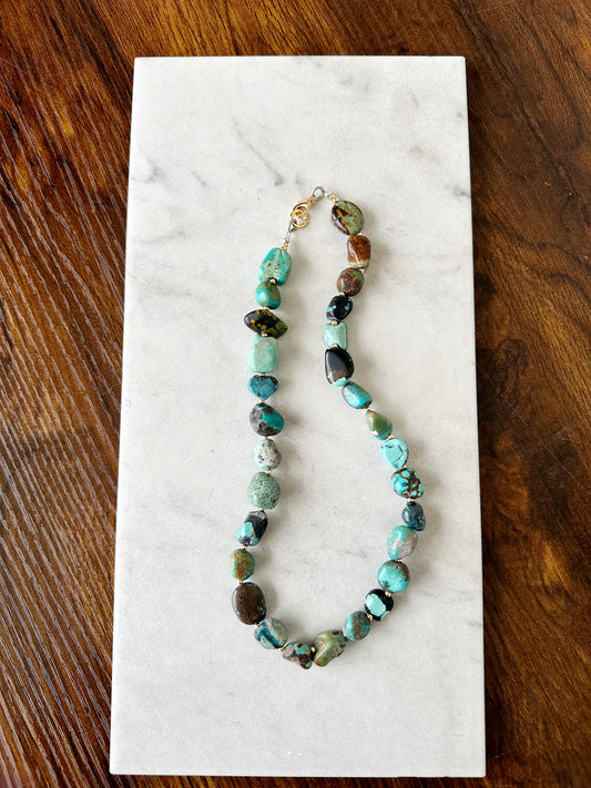 Carter Chunky Turquoise Necklace