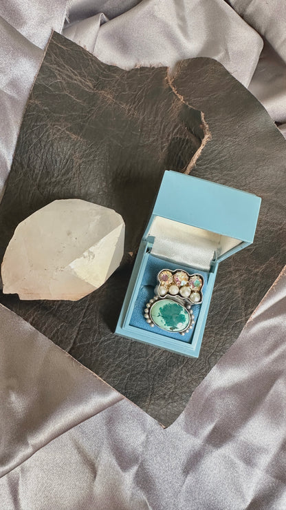 Tiny Dancer | Turquoise, Pearl & Vintage Rhinestone Jewelry