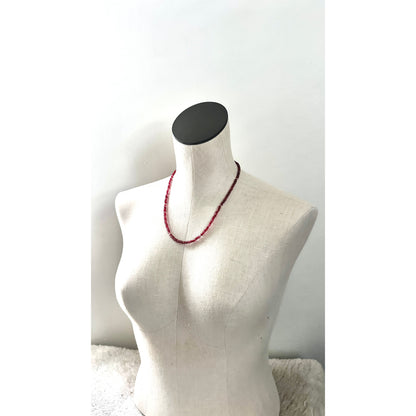 Garnet Fields Necklace | Garnet Statement Necklace