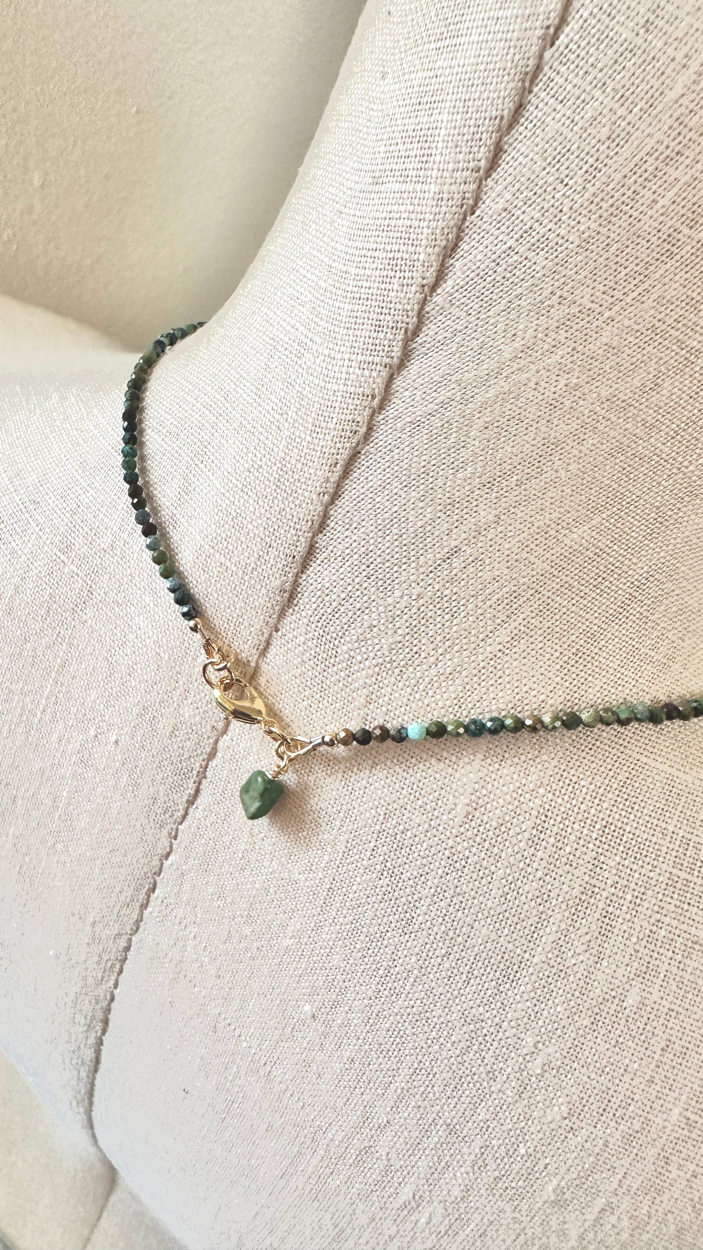 Lennon Gemstone Necklace // Turquoise