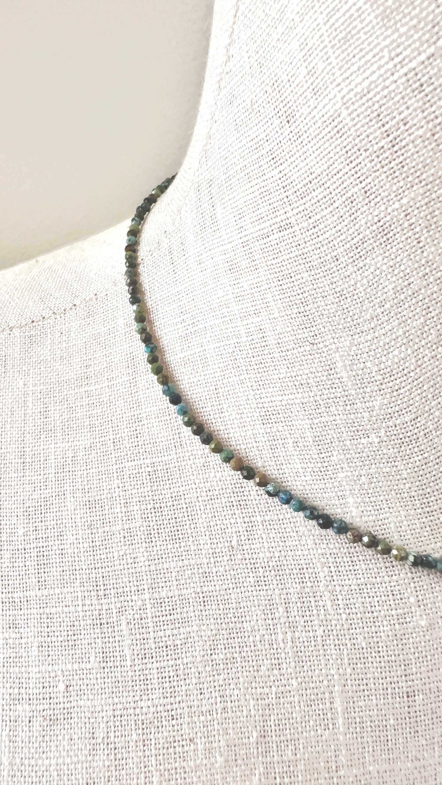 Lennon Gemstone Necklace // Turquoise