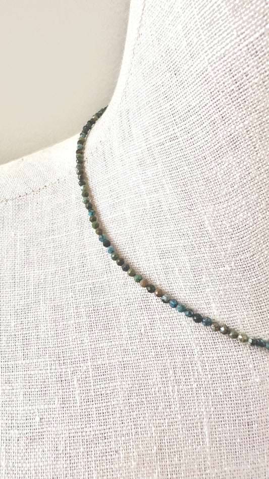 Lennon Gemstone Necklace // Turquoise