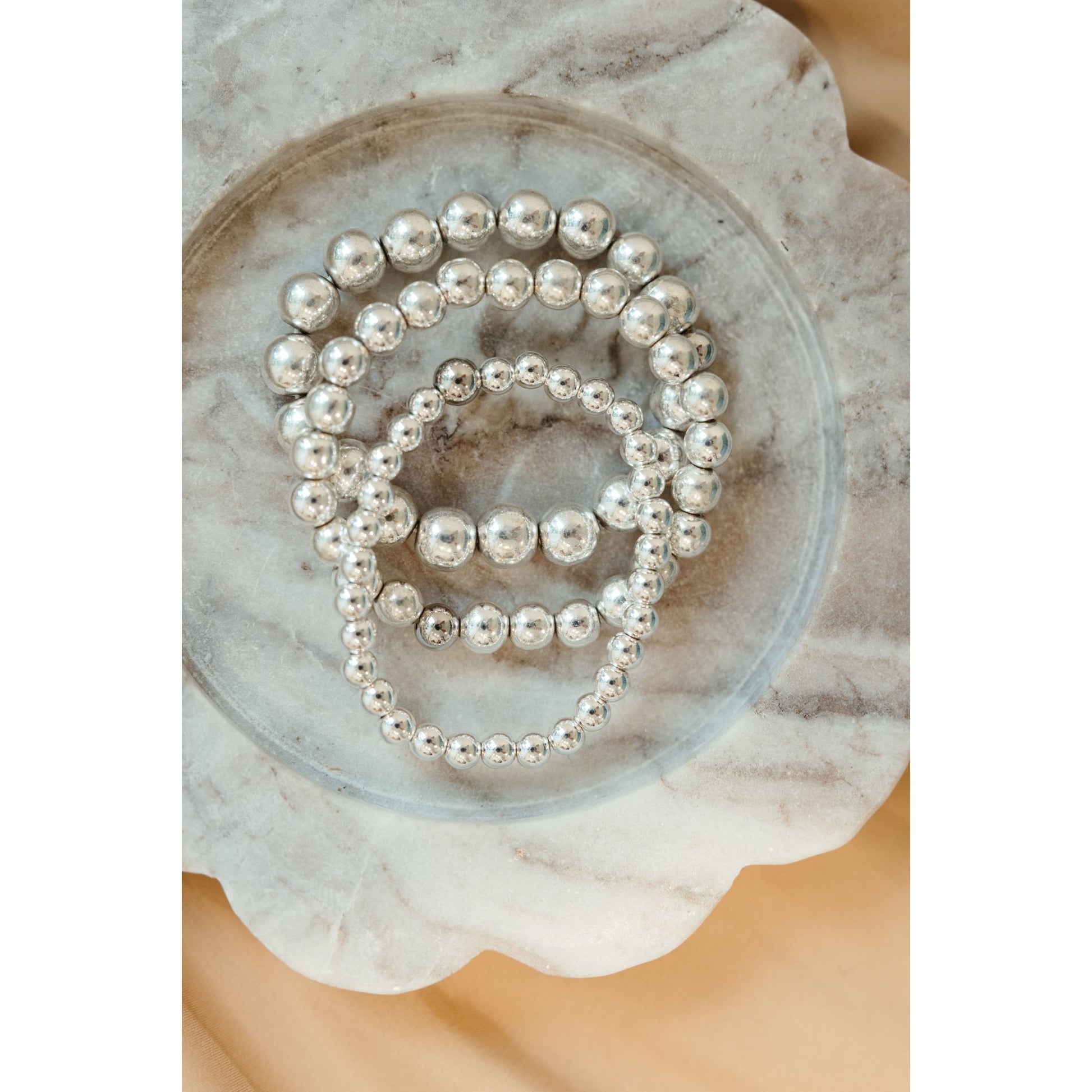 Bracelets on a Marble background