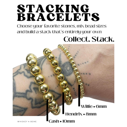 Whiskey and bone Stacking Bracelet graphic