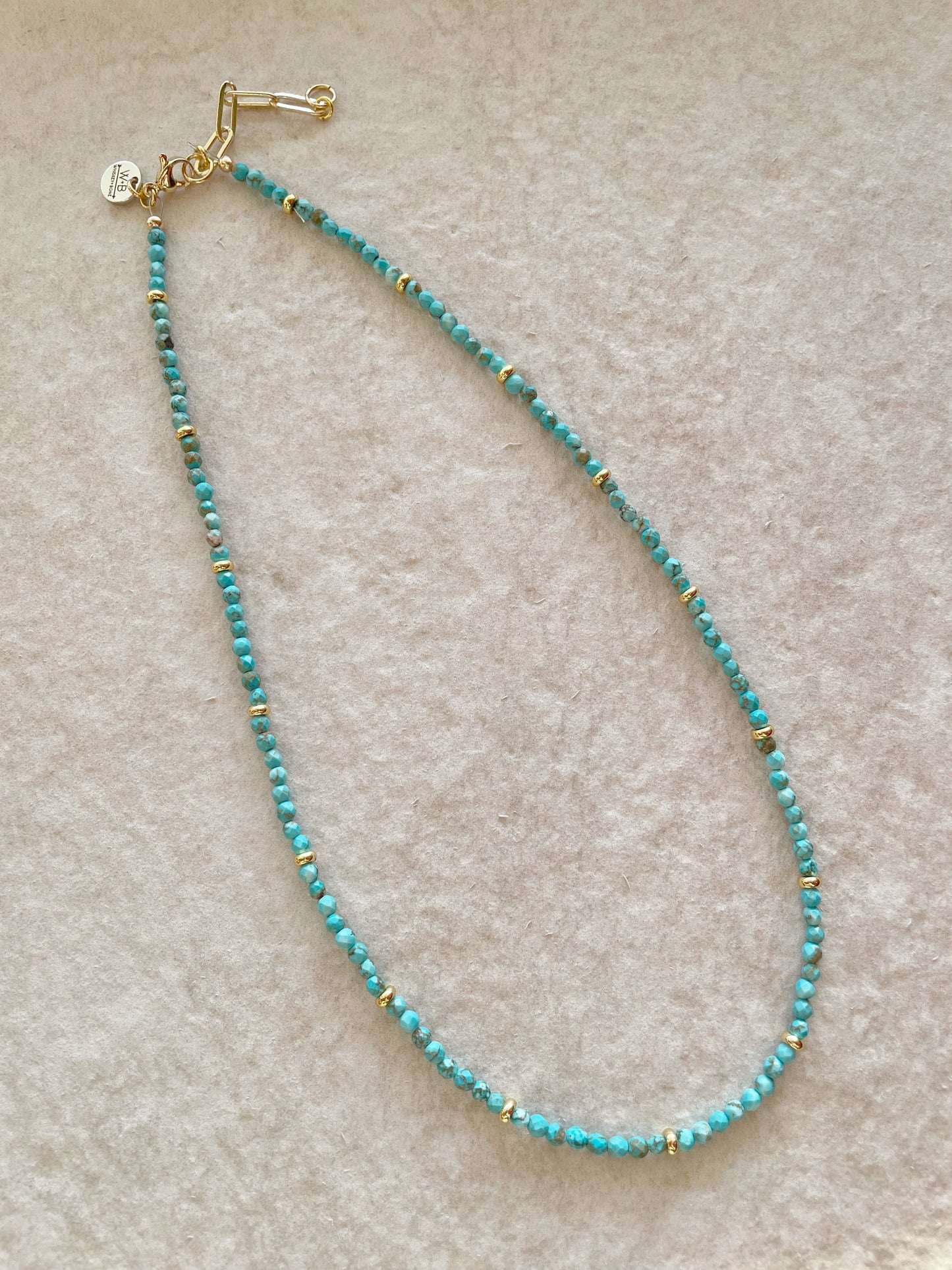 Tiny Dancer Necklace // Turquoise