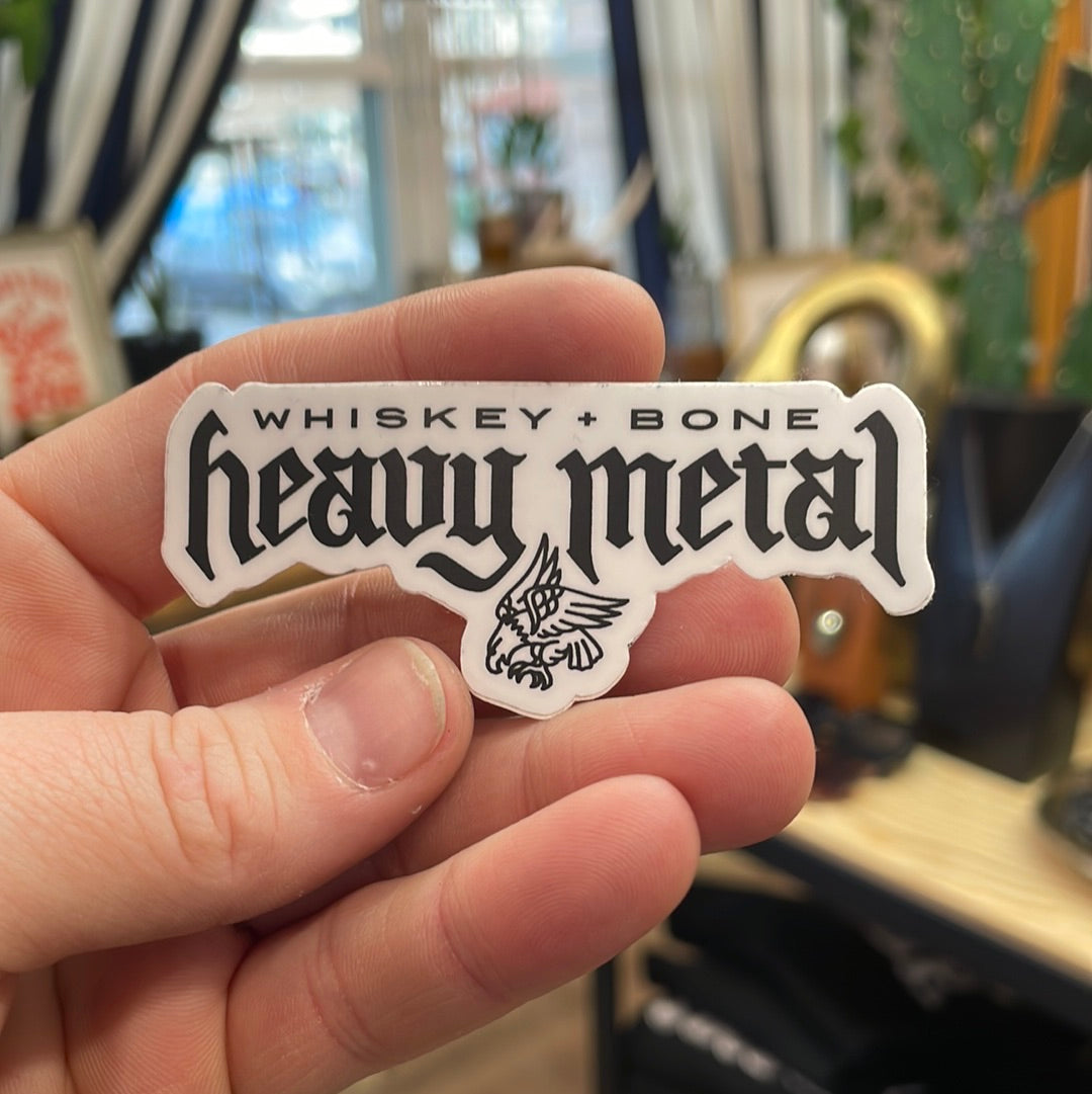 W & B Heavy Metal Sticker