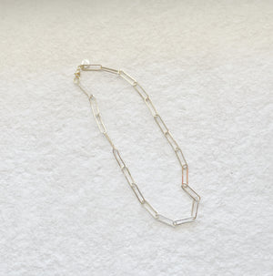 Maiden necklace // Large paperclip chain